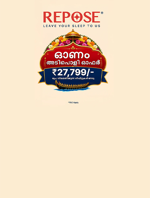 Repose Onam offer badge, ₹27,799